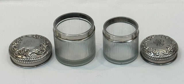 JAR GLASS FLOWERS SMALL (N224)