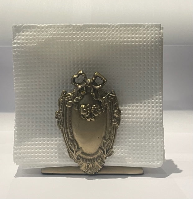 NAPKIN HOLDER MARSEILLE ANTIQUE BRASS (N159)