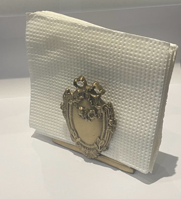 NAPKIN HOLDER MARSEILLE ANTIQUE BRASS (N159)