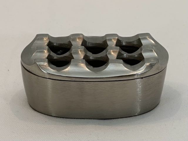 ASHTRAY DUNES OVAL PEWTER (52-327-11-PW)