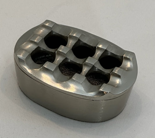 ASHTRAY DUNES OVAL PEWTER (52-327-11-PW)