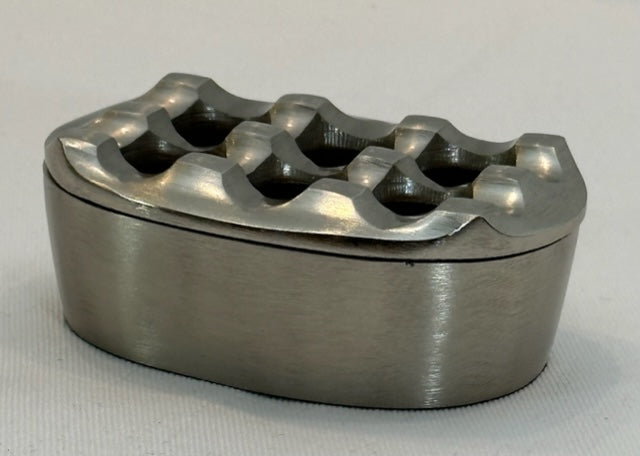 ASHTRAY DUNES OVAL PEWTER (52-327-11-PW)