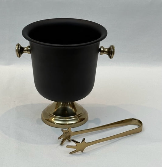 ICE BUCKET & TONGS RAVEN (73-461-17)