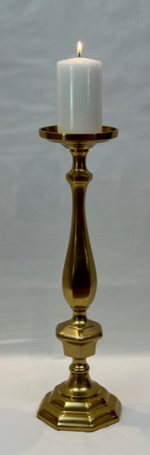 CANDLESTICK ANTIQUE BRASS XL (52-139-50)
