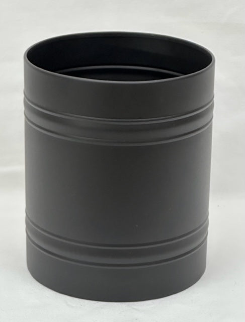 WASTE BIN CLASSIC MATT BLACK (8340/SS/BK)
