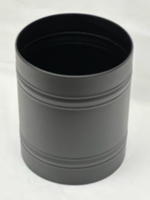 WASTE BIN CLASSIC MATT BLACK (8340/SS/BK)