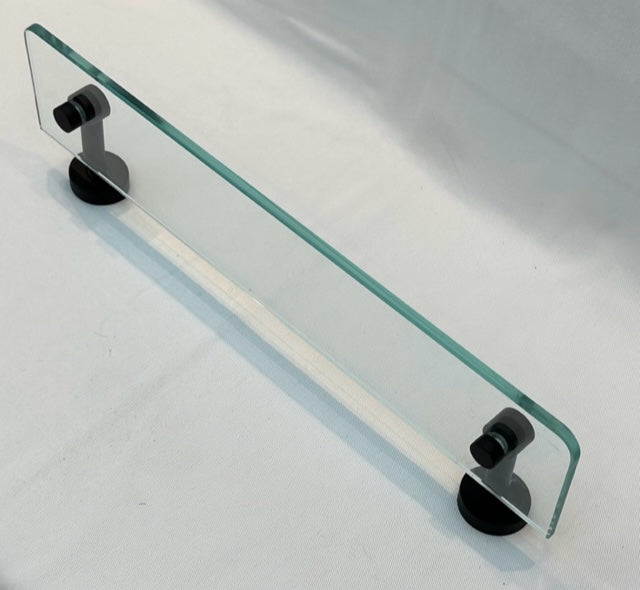 GLASS SHELF MATT BLACK (7977/BK)