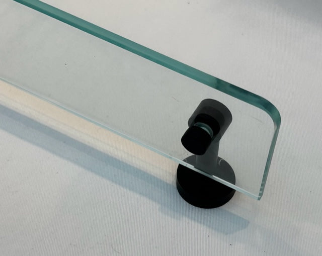 GLASS SHELF MATT BLACK (7977/BK)