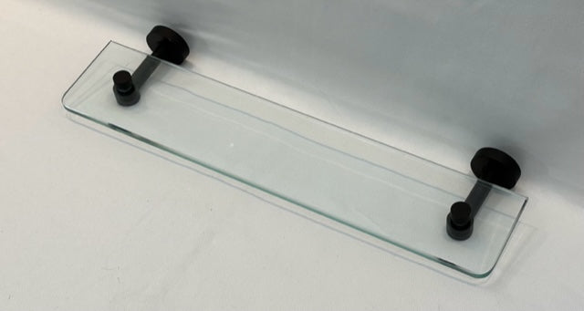 GLASS SHELF MATT BLACK (7977/BK)