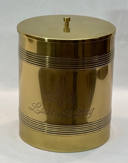 Wastebin Lid Antique Brass – view 5