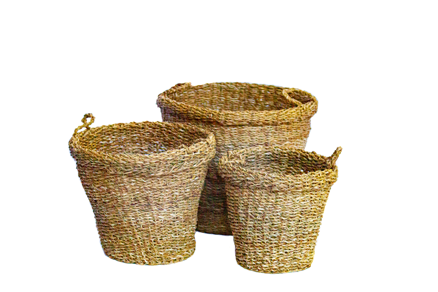 Large Folding Balti Seagrass Basket