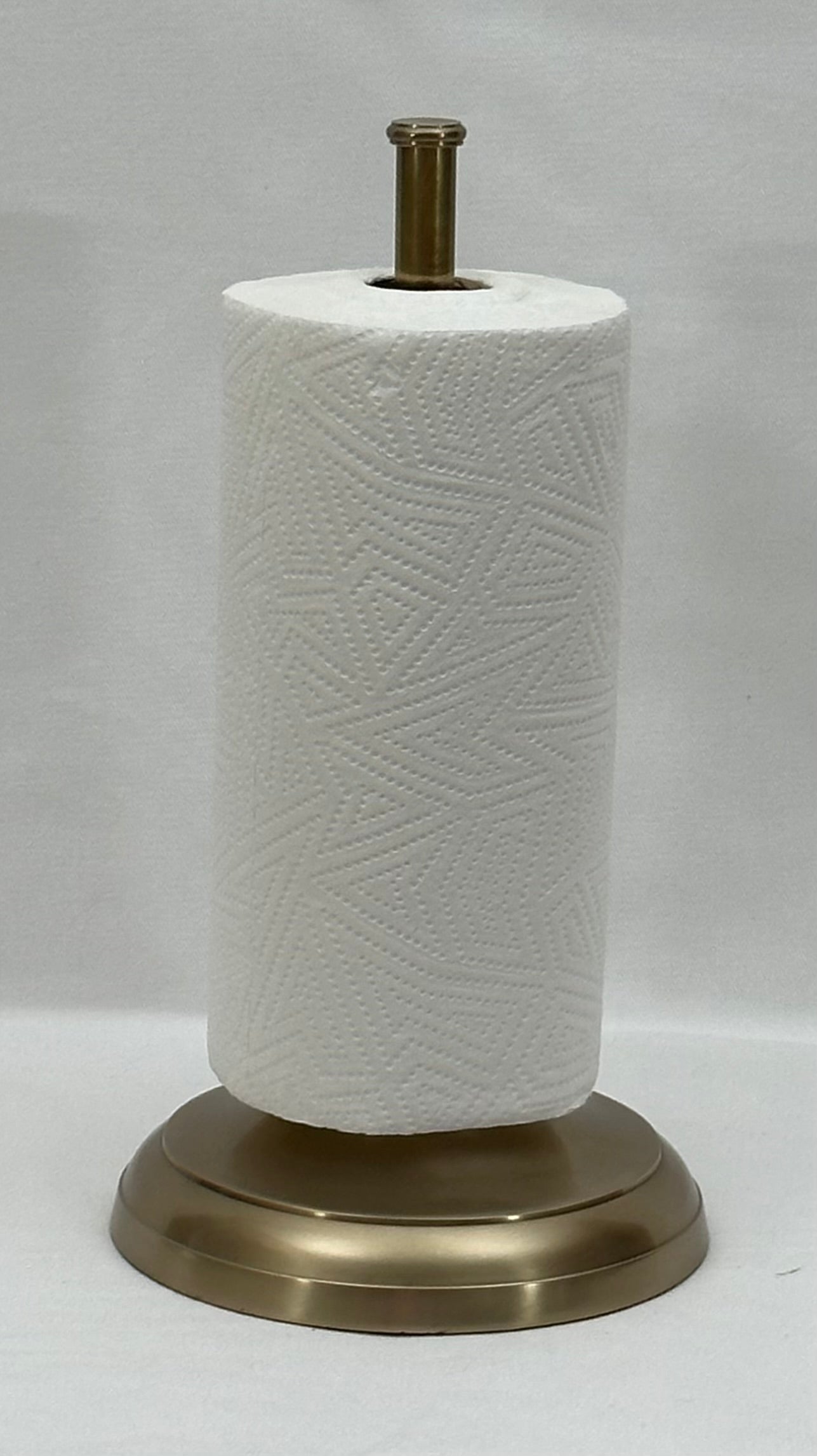 PAPER TOWEL STAND ANTIQUE BRASS (24996)