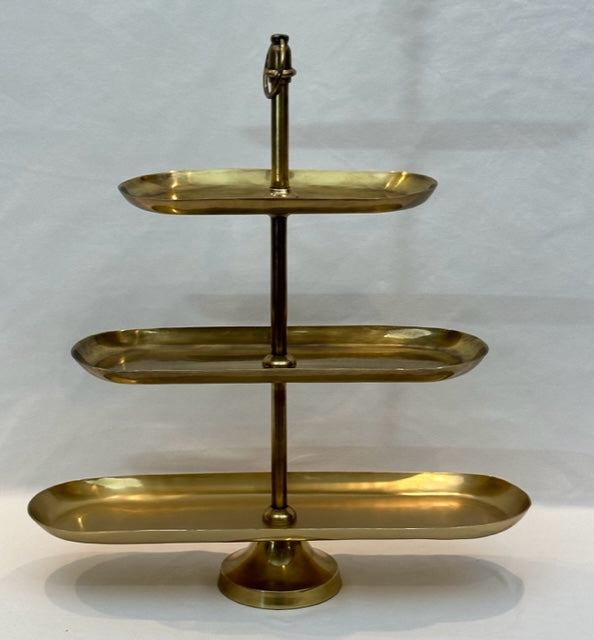 PATISSERIE 3 TIER RITZ ANTIQUE BRASS (AB7726M)
