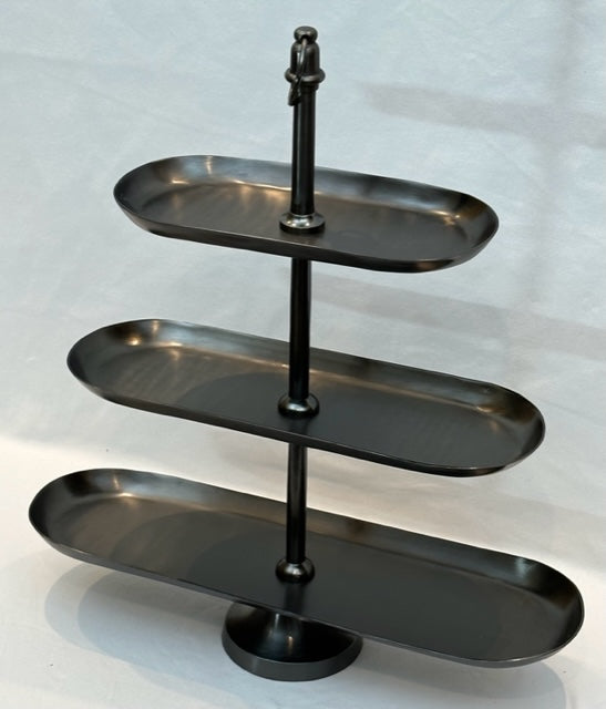 PATISSERIE 3 TIER RITZ MATT BLACK (MB7726M)