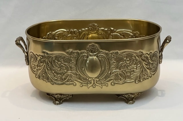 PLANTER VICTORIAN ANTIQUE BRASS (AB7579D)