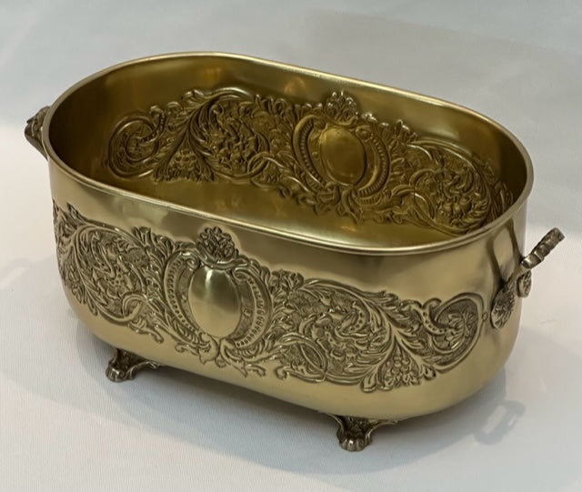 PLANTER VICTORIAN ANTIQUE BRASS (AB7579D)