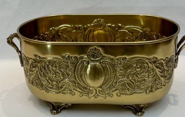 PLANTER VICTORIAN ANTIQUE BRASS (AB7579D)