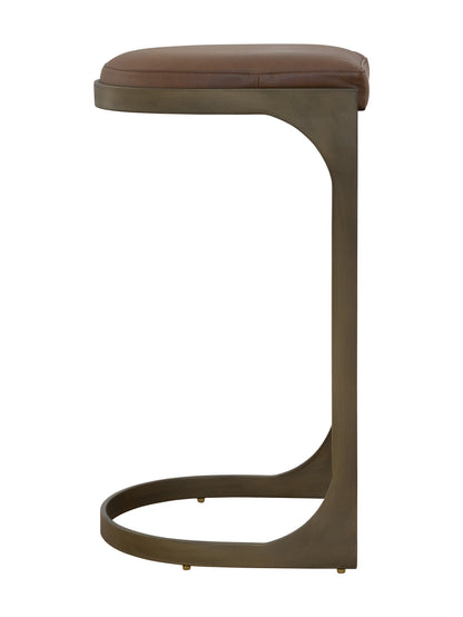 Ranger Leather Bar Chair - view 3