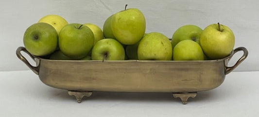SNACK BOWL OBLONG XL ANTIQUE BRASS (459407/AB)