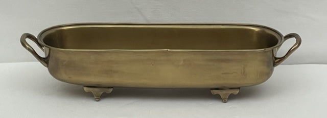 SNACK BOWL OBLONG XL ANTIQUE BRASS (459407/AB)