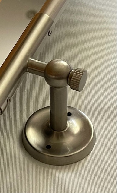 MIRROR RECTANGULAR SWIVEL PEWTER (73-250-PW)