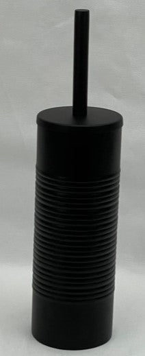 TOILET BRUSH HOLDER RIDGES MATT BLACK (8349/SS/BK)