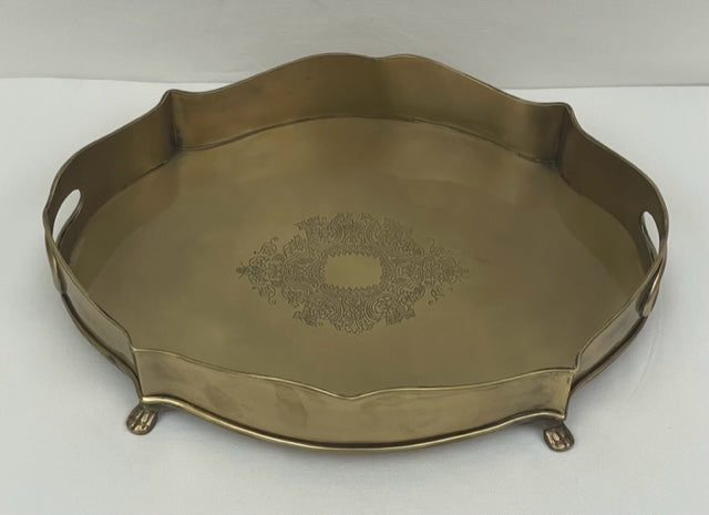 TRAY PERFUME ITALIAN ANTIQUE BRASS (539246/AB)