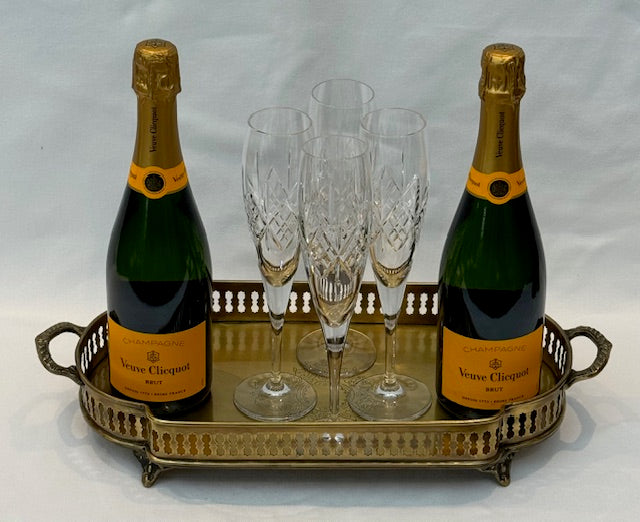 TRAY VENICE ANTIQUE BRASS (729021)