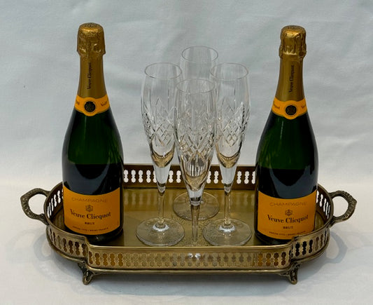 TRAY VENICE ANTIQUE BRASS (729021)