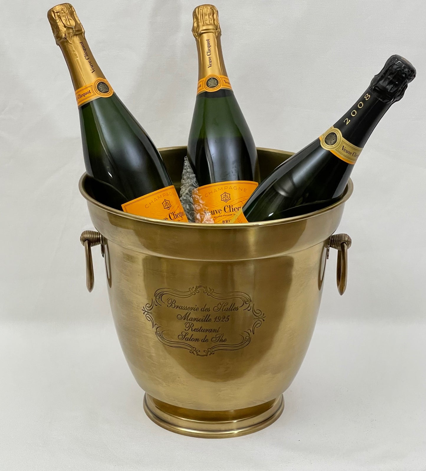 WINE COOLER LARGE NEW ANTIQUE BRASS (539648/AB)