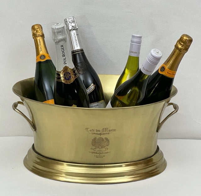 WINE COOLER CAFE XL ANTIQUE BRASS (7523AB)