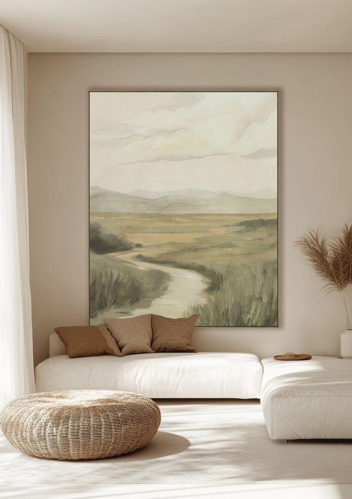 Wandering Trail Wall Art in Meadow - view 2