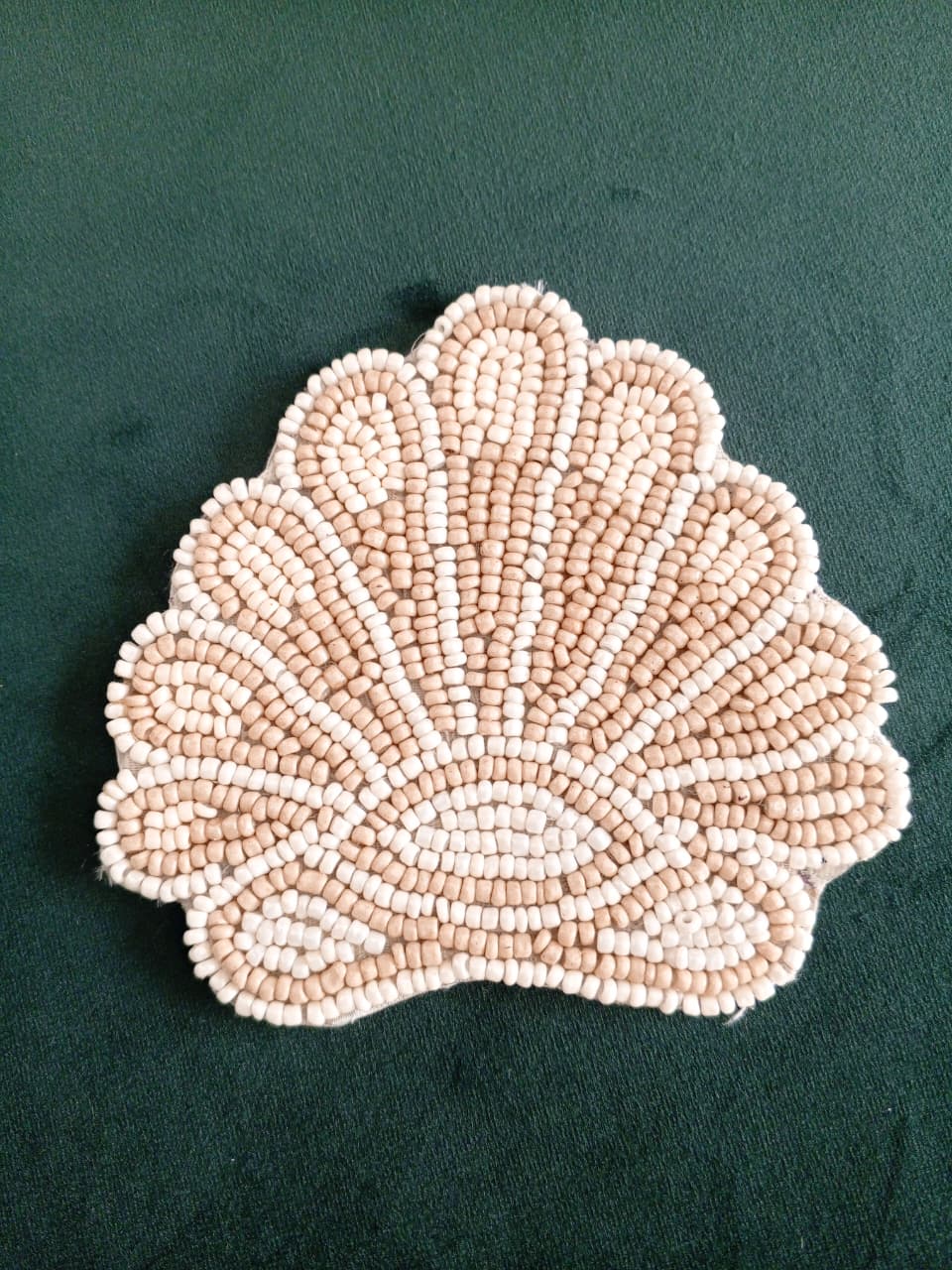 Coaster Shell Ivory
