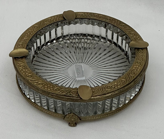 ASHTRAY BORDEAUX ANTIQUE BRASS (N187)