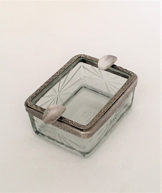 ASHTRAY CRYSTAL SQUARE (14106)