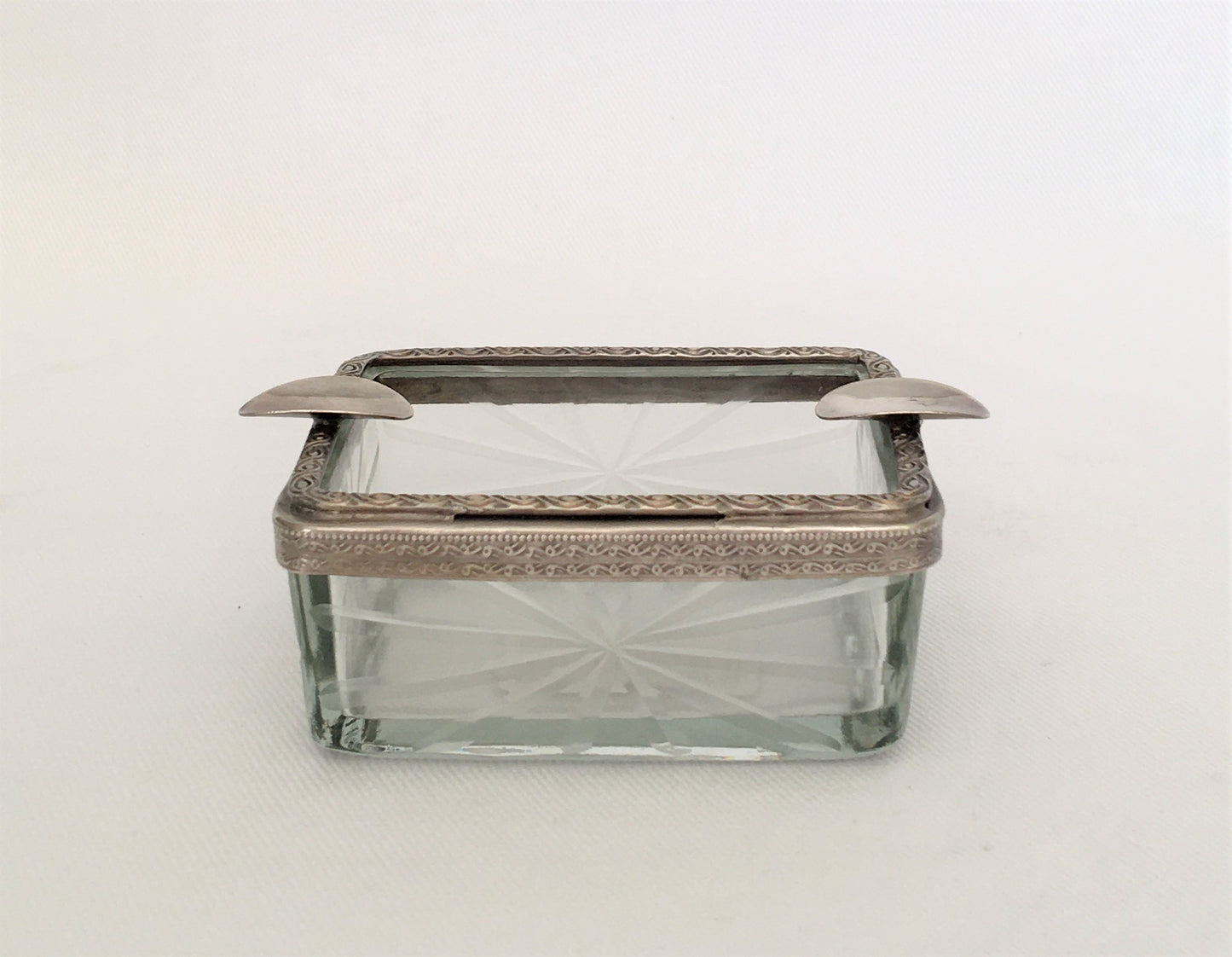 ASHTRAY CRYSTAL SQUARE (14106)