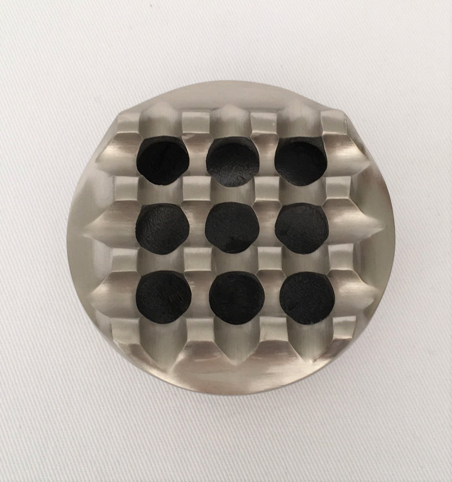 ASHTRAY DUNES ROUND PEWTER (52-328-10-PW)