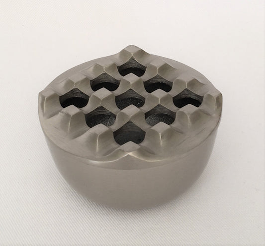 ASHTRAY DUNES ROUND PEWTER (52-328-10-PW)