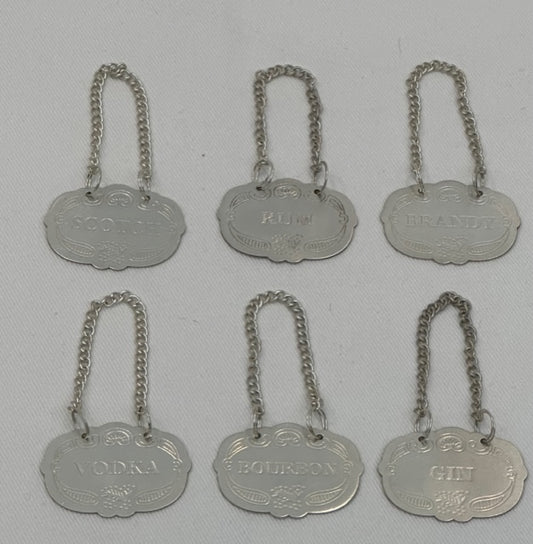 BOTTLE CHARMS SET OF 6 (7526)