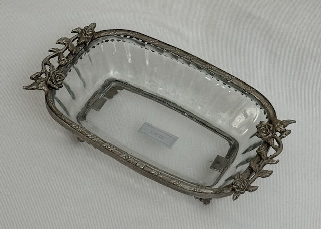 BOWL ROSE CRYSTAL (23638)