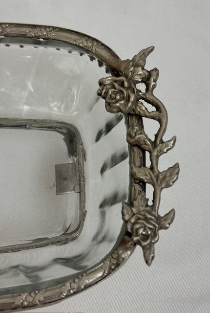 BOWL ROSE CRYSTAL (23638)