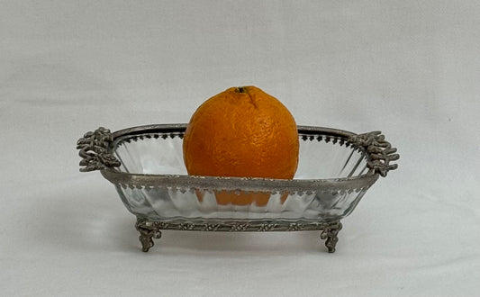 BOWL ROSE CRYSTAL (23638)