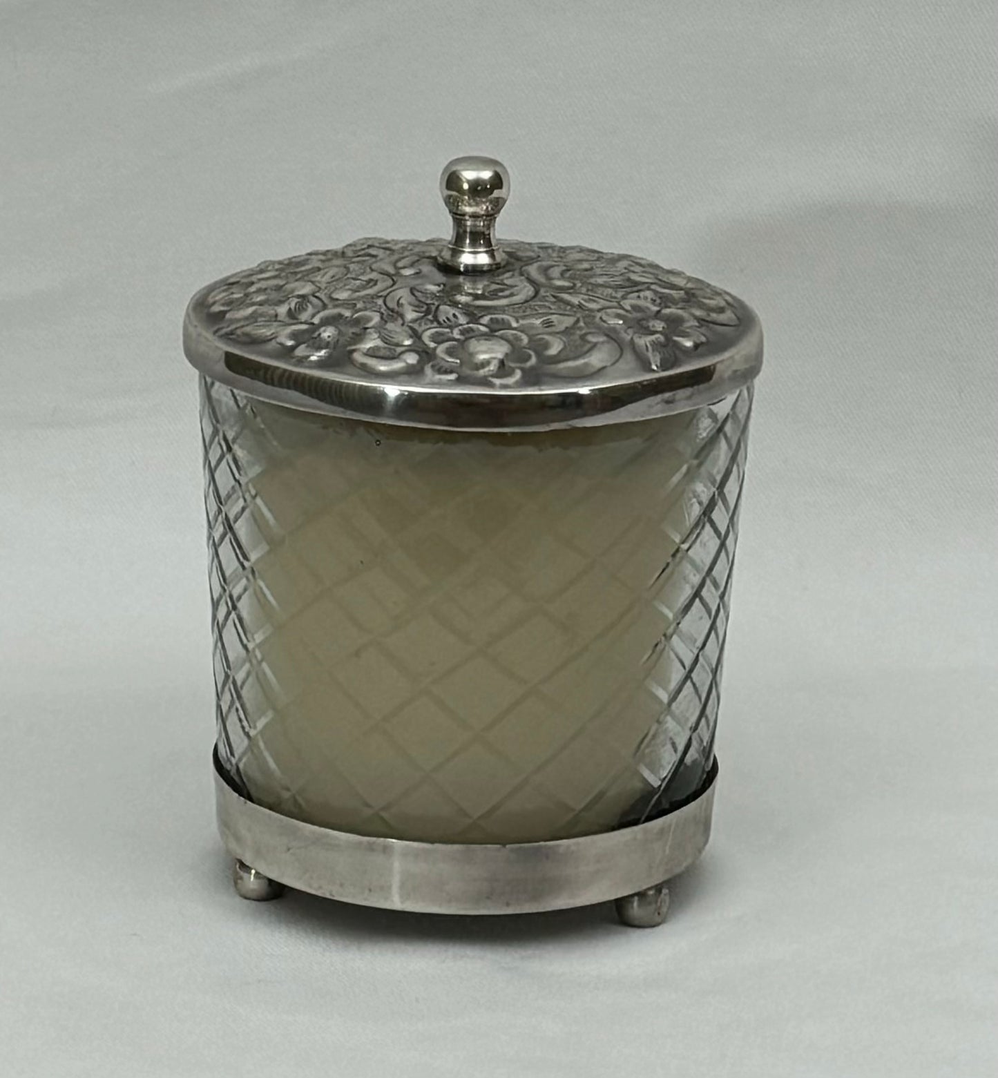 CANDLE JAR MESH WITH LID (ST-07)