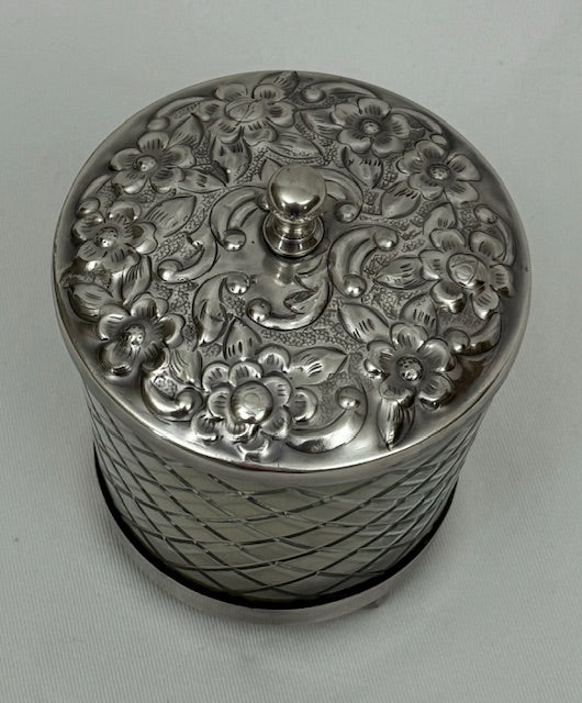 CANDLE JAR MESH WITH LID (ST-07)