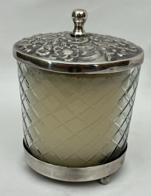 CANDLE JAR MESH WITH LID (ST-07)