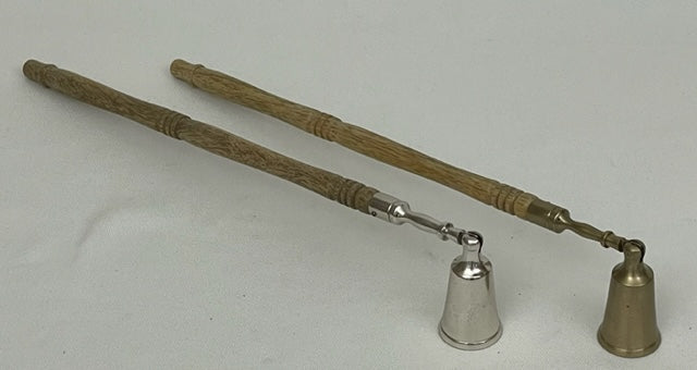 CANDLE SNUFFER PEWTER W/WOOD HANDLE (ST-150/AS)