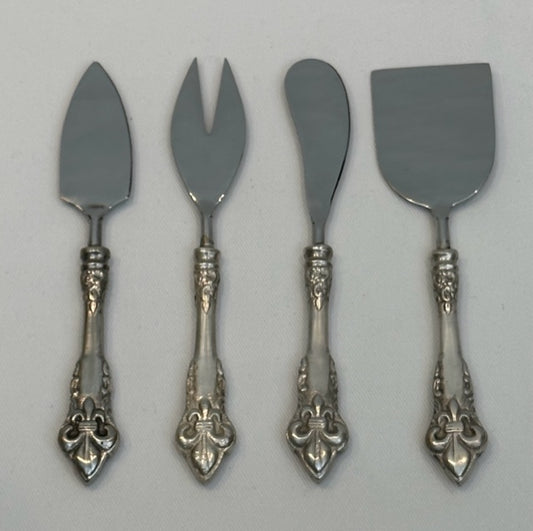 CHEESE KNIFE SET FLEUR (1757/58/59/60)