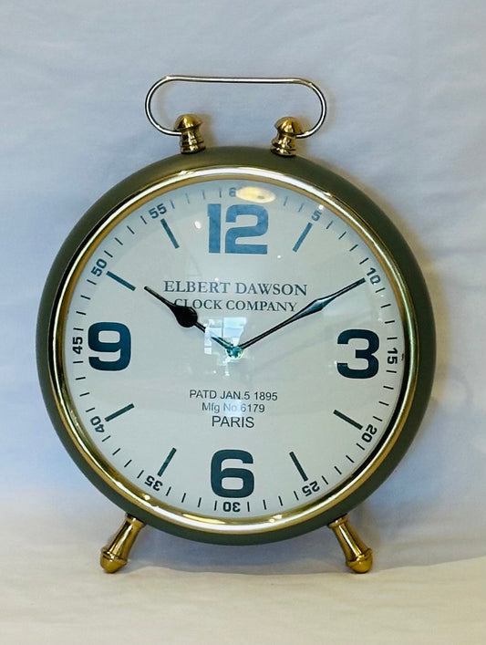 CLOCK VINTAGE CAMO (50-398-35-G)