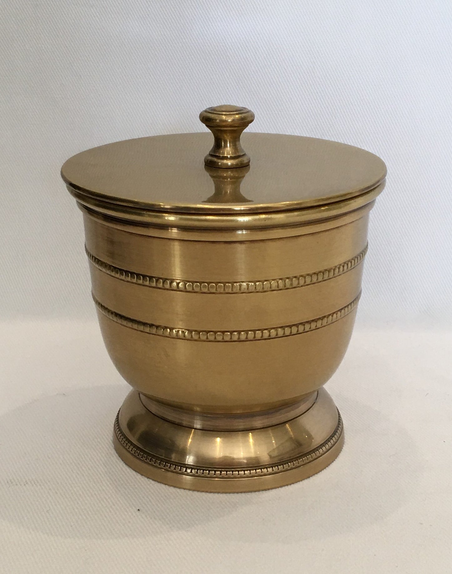COTTON BOX BEADED BRASS (3609/AG)