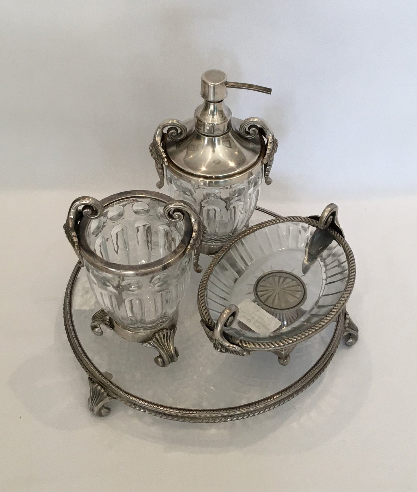 SOAP DISPENSER CRYSTAL FRENCH (ST-100)
